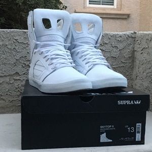 Supra Skytop II. WHITE/RED-WHITE.